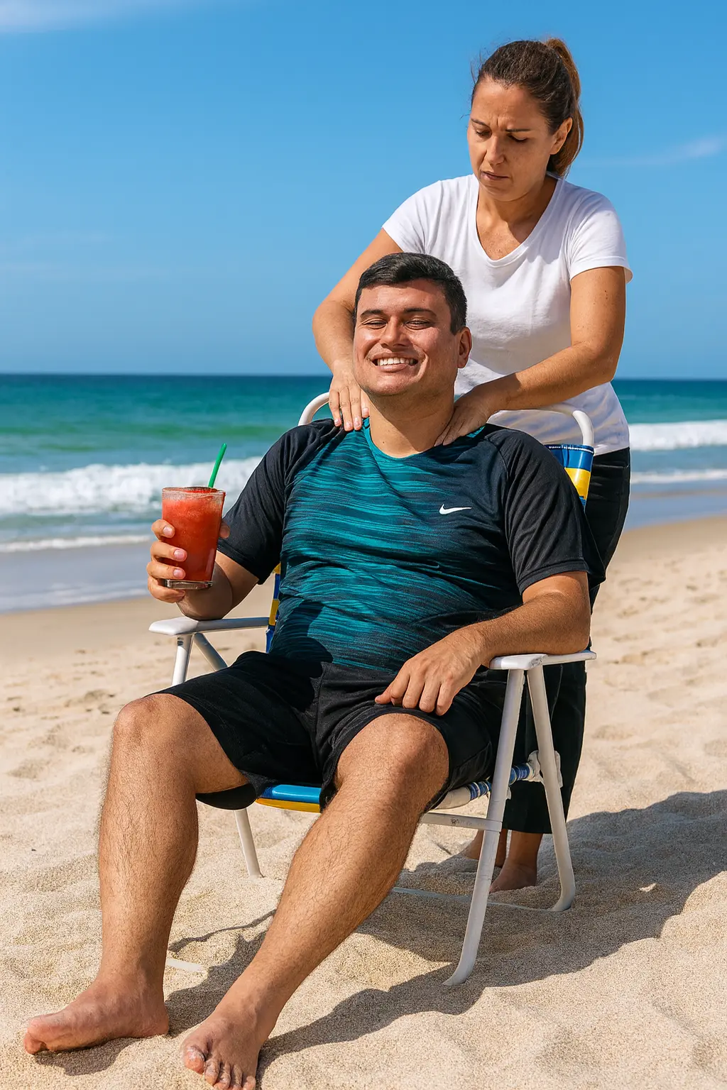 Massagem para o noivo