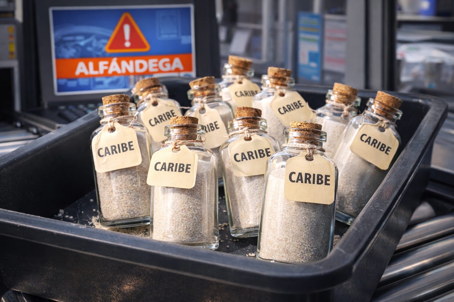 Taxa de Importação de Areia Branca